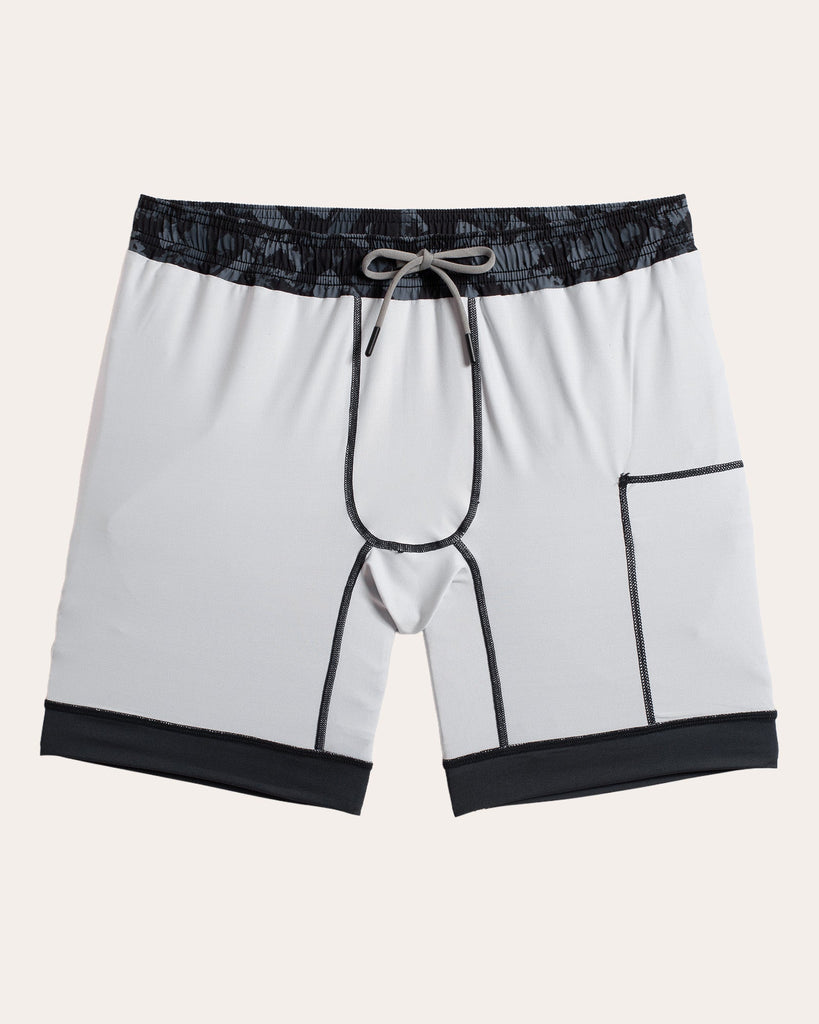 VividGeo Long Lined Gym Shorts