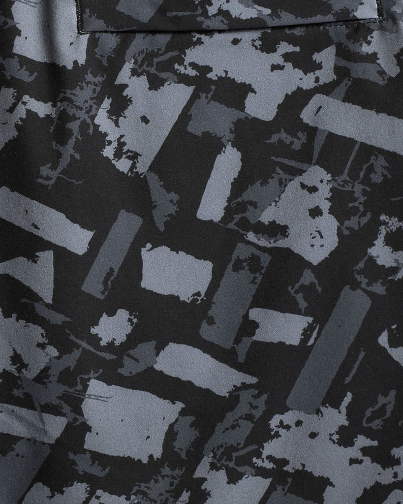 VividGeo Long Lined Gym Shorts