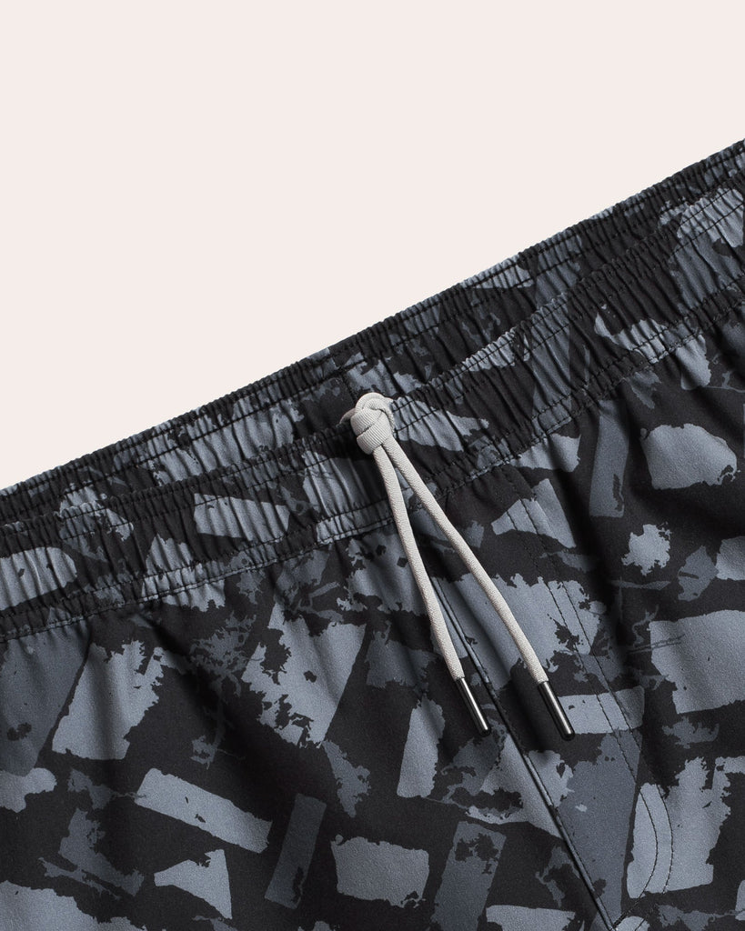 VividGeo Long Lined Gym Shorts