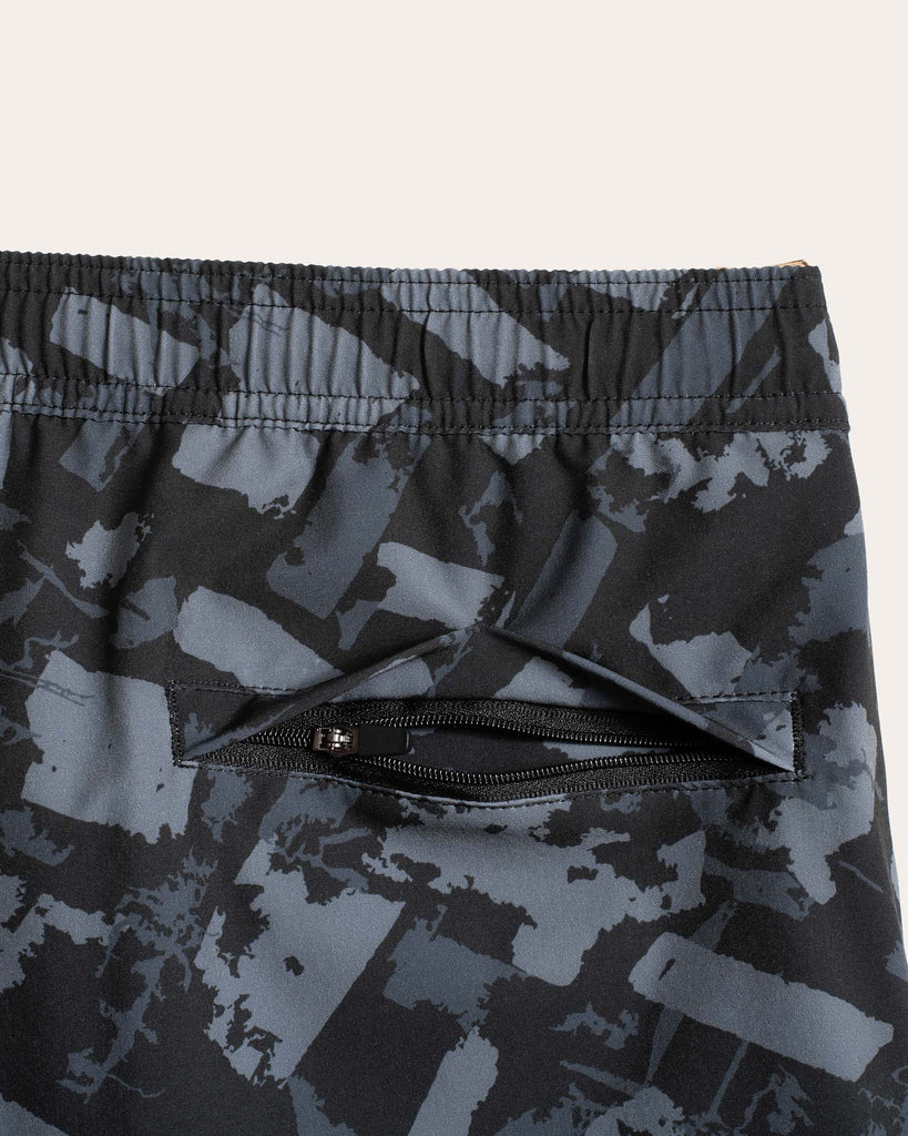 VividGeo Long Lined Gym Shorts