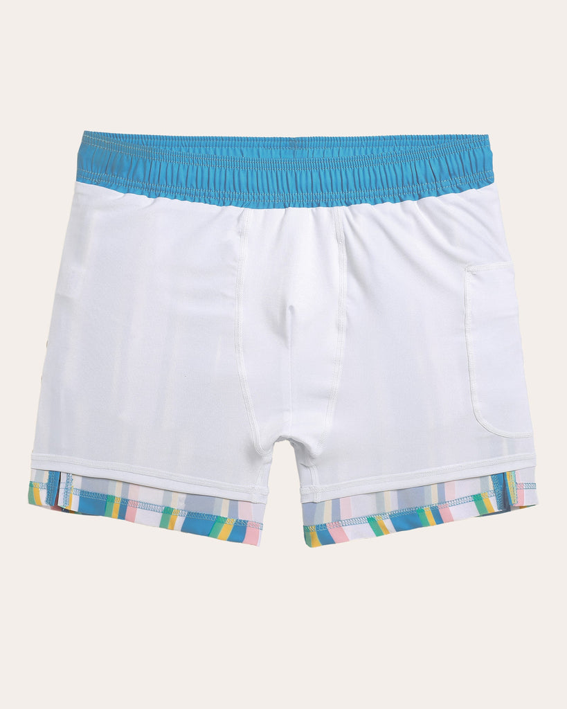 WaveChaser Striped Swim Trunks