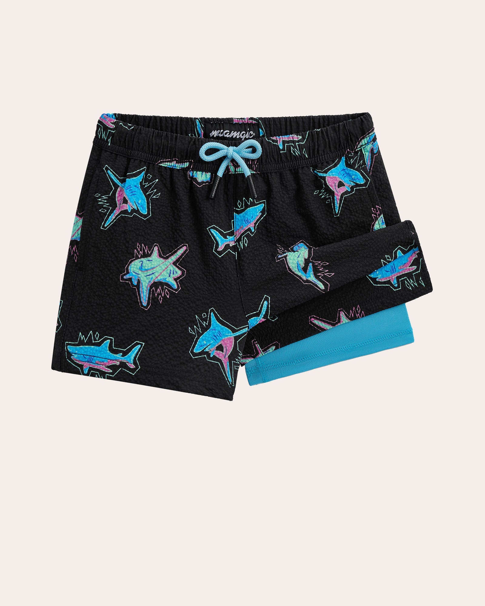 WavyWoo Kids Shark Swim Trunks