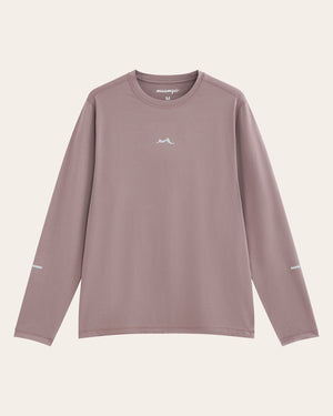 Maamgic recycled men's long sleeve shirt in dusty rose