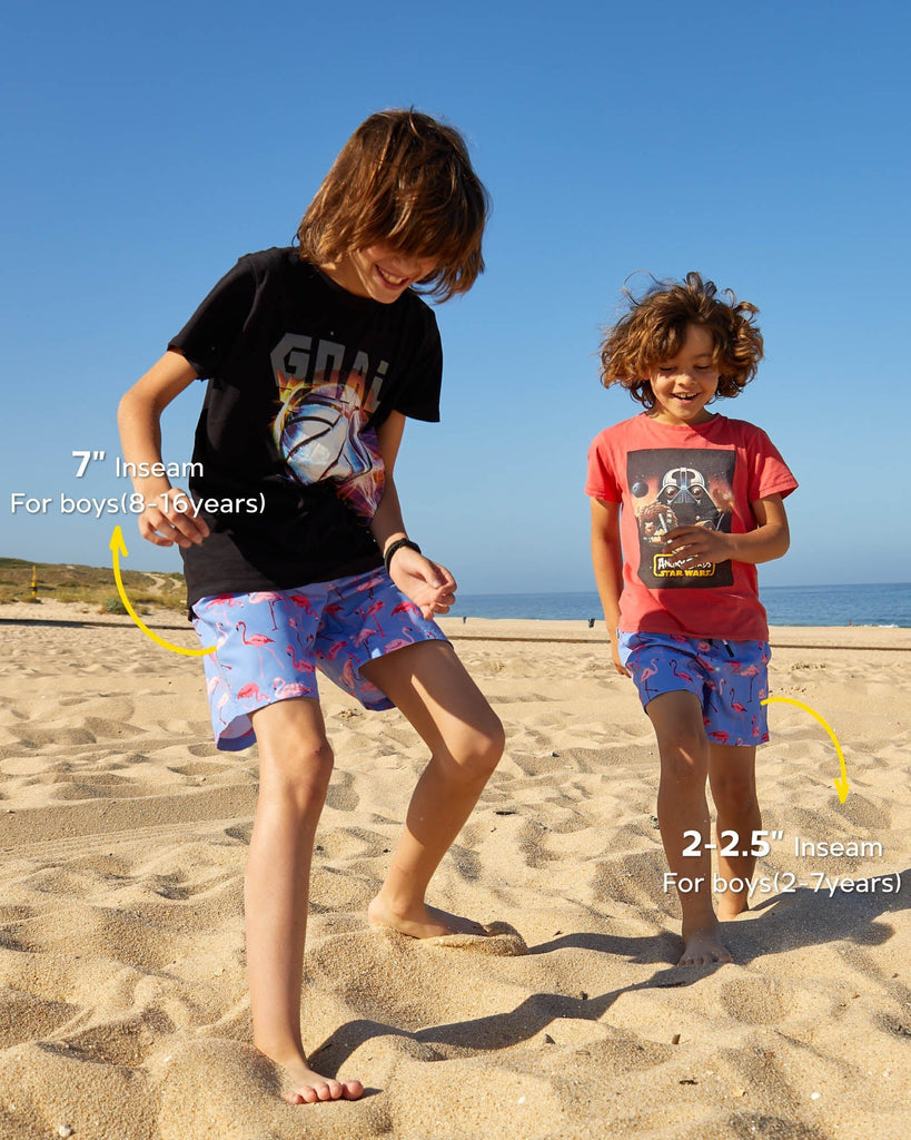 WildWave Kids Flamingo Swim Trunks