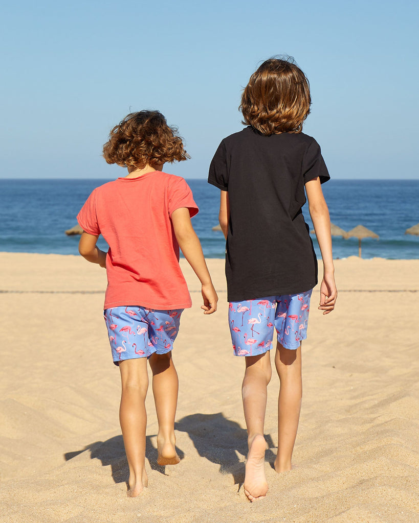 WildWave Kids Flamingo Swim Trunks