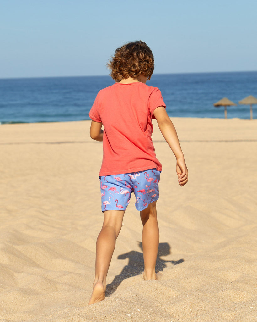 WildWave Kids Flamingo Swim Trunks