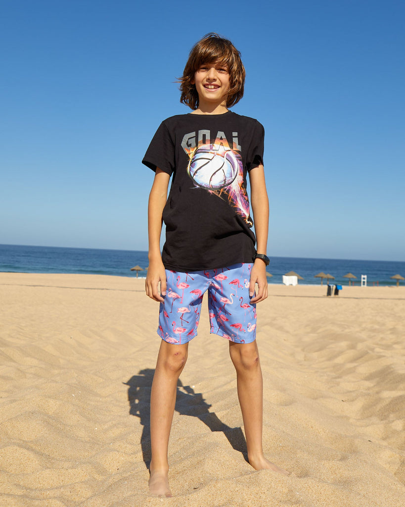 WildWave Kids Flamingo Swim Trunks