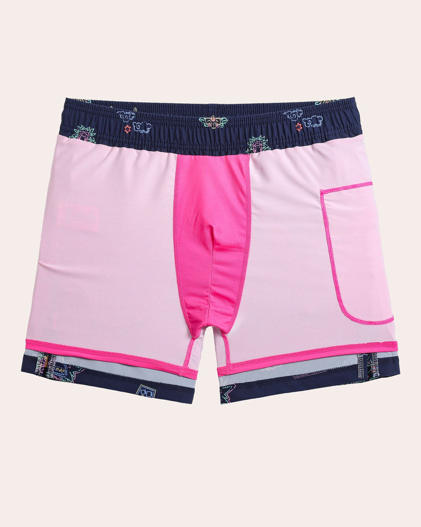 YanLong Neon Dragon Swim Trunks