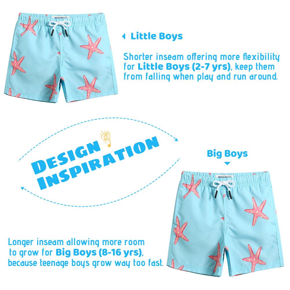 Boys Quick Dry Fishstar Printed Swim Trunk – maamgic