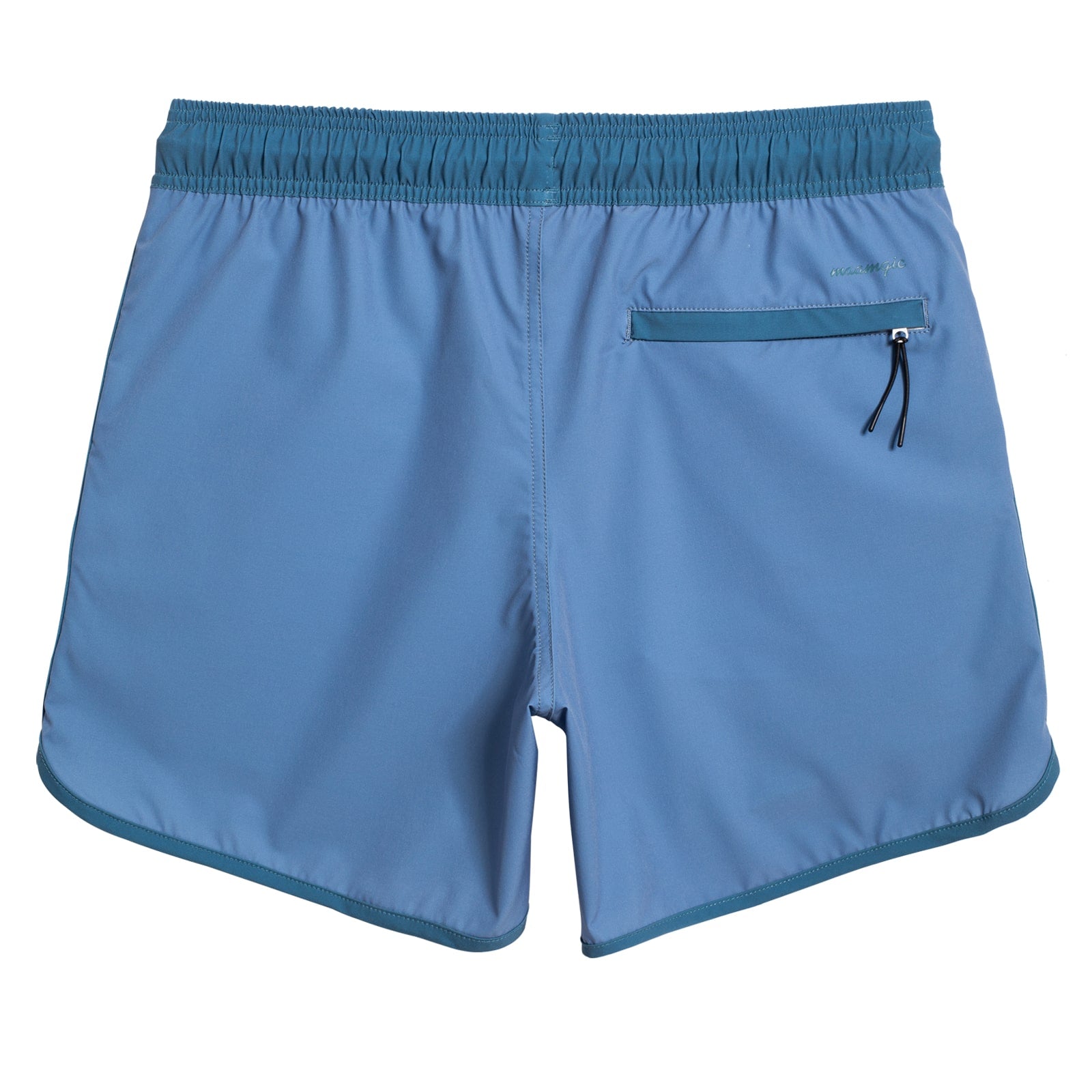 5.5 Inch Inseam Stretch Blue Athletic Gym Shorts – maamgic