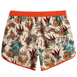 4.5 Inch Inseam Vintage Stretch Swallow Homing Swim Trunks