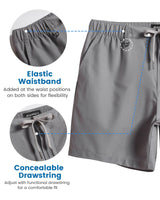 5.5 Inch Inseam Multifunctional Swim Casual Shorts
