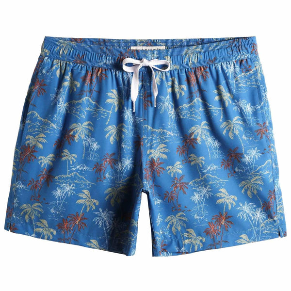 5.5 Inch Inseam Men's Stretch Vacation Swim Trunks – maamgic