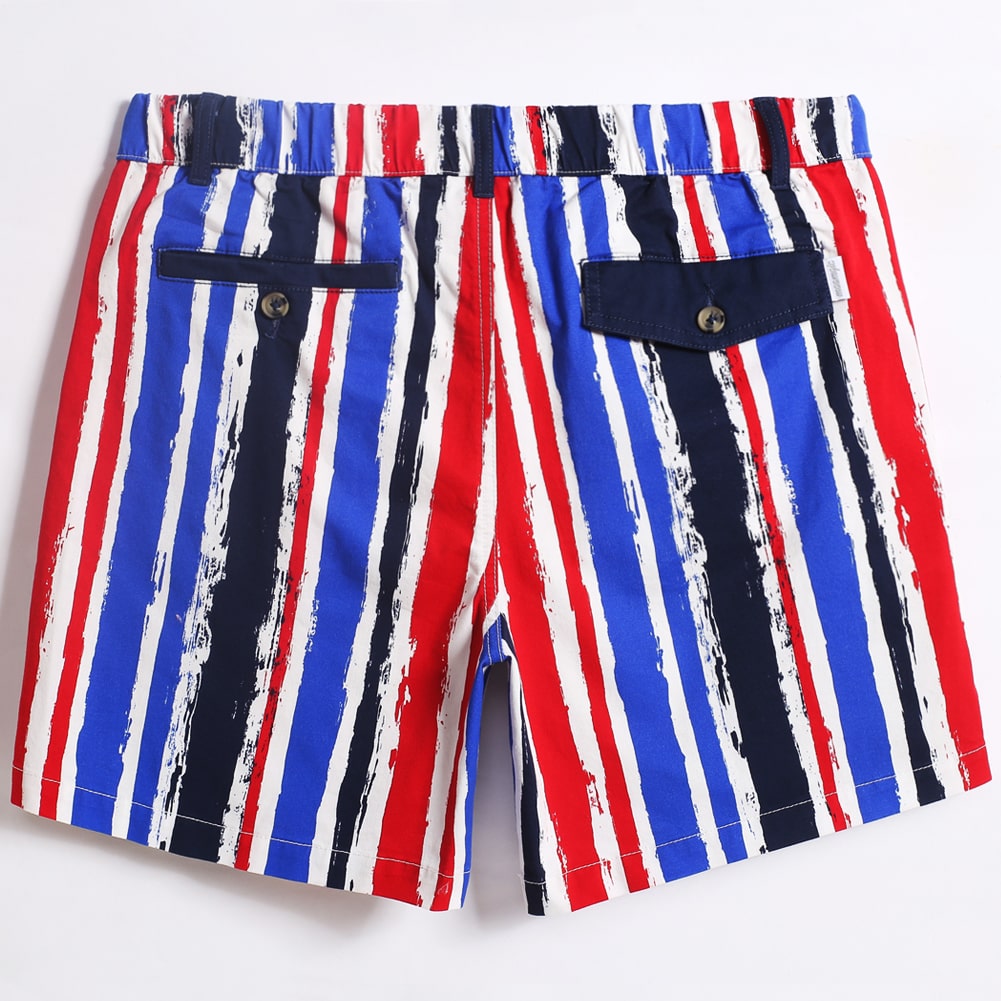 Maamgic-5.5InchCottonCasualWearShorts-stripe_2