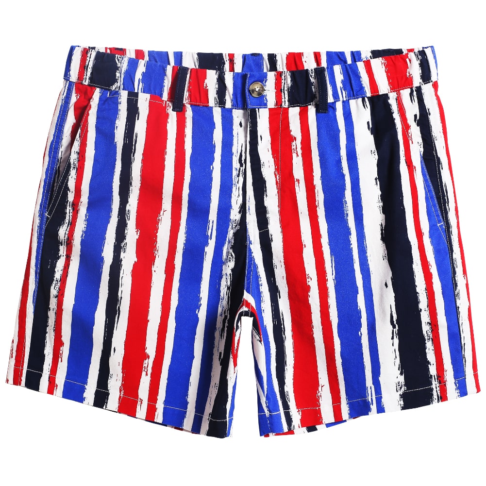 Maamgic-5.5InchCottonCasualWearShorts-stripe_4