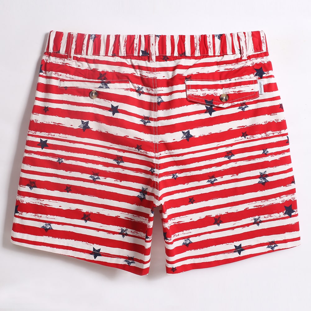 Maamgic-5.5InchCottonCasualWearShorts-stripe_5