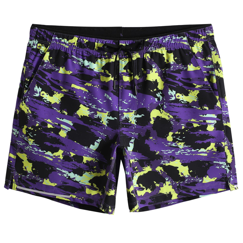 Maamgic-6InchPurpleGraffitiRunningWorkoutShorts_1