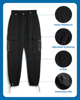 Men's Relaxed Fit Cotton Cargo Joggers