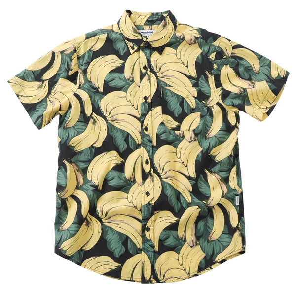 Yellow Banana Print Hawaiian Shirts